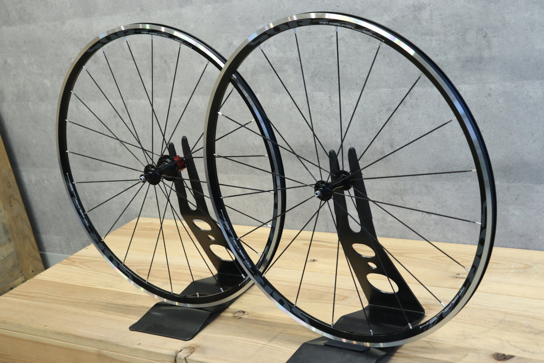 【実測1,350g】 モートップ MORTOP TRIPLE X-A アルミ クリンチャー ホイールセット カンパ11/12S 【さいたま浦和店】