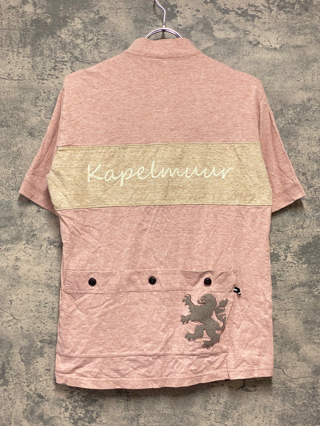 KI747 カペルミュール KAPELMUUR 半袖 サイクルジャージ ピンク L ※小穴