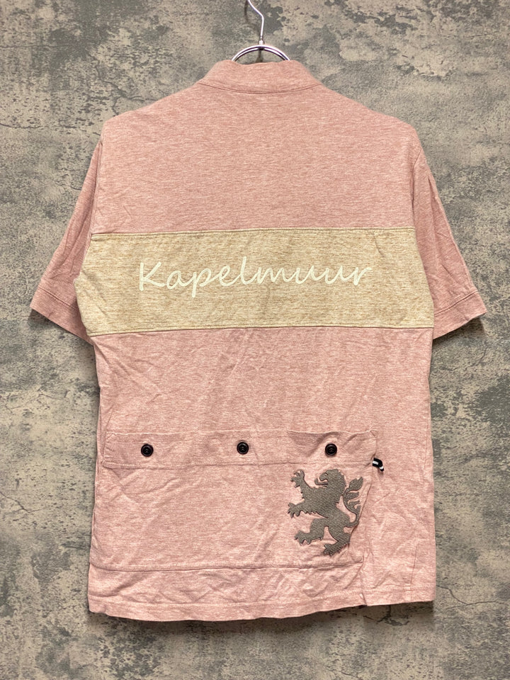 KI747 カペルミュール KAPELMUUR 半袖 サイクルジャージ ピンク L ※小穴