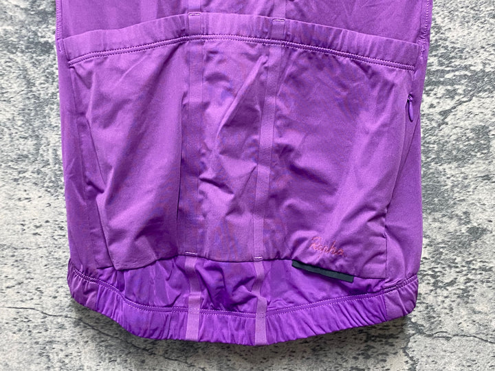KA228 ラファ Rapha WOMEN'S LIGHTWEIGHT SOUPLESSE JERSEY 半袖 サイクルジャージ 紫 S