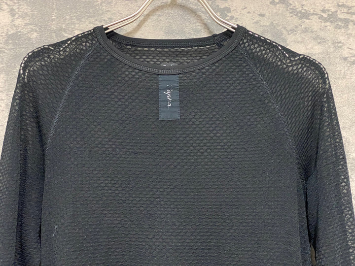 KG512 ラファ Rapha MERINO MESH BASE LAYER 長袖 ベースレイヤー 黒 S