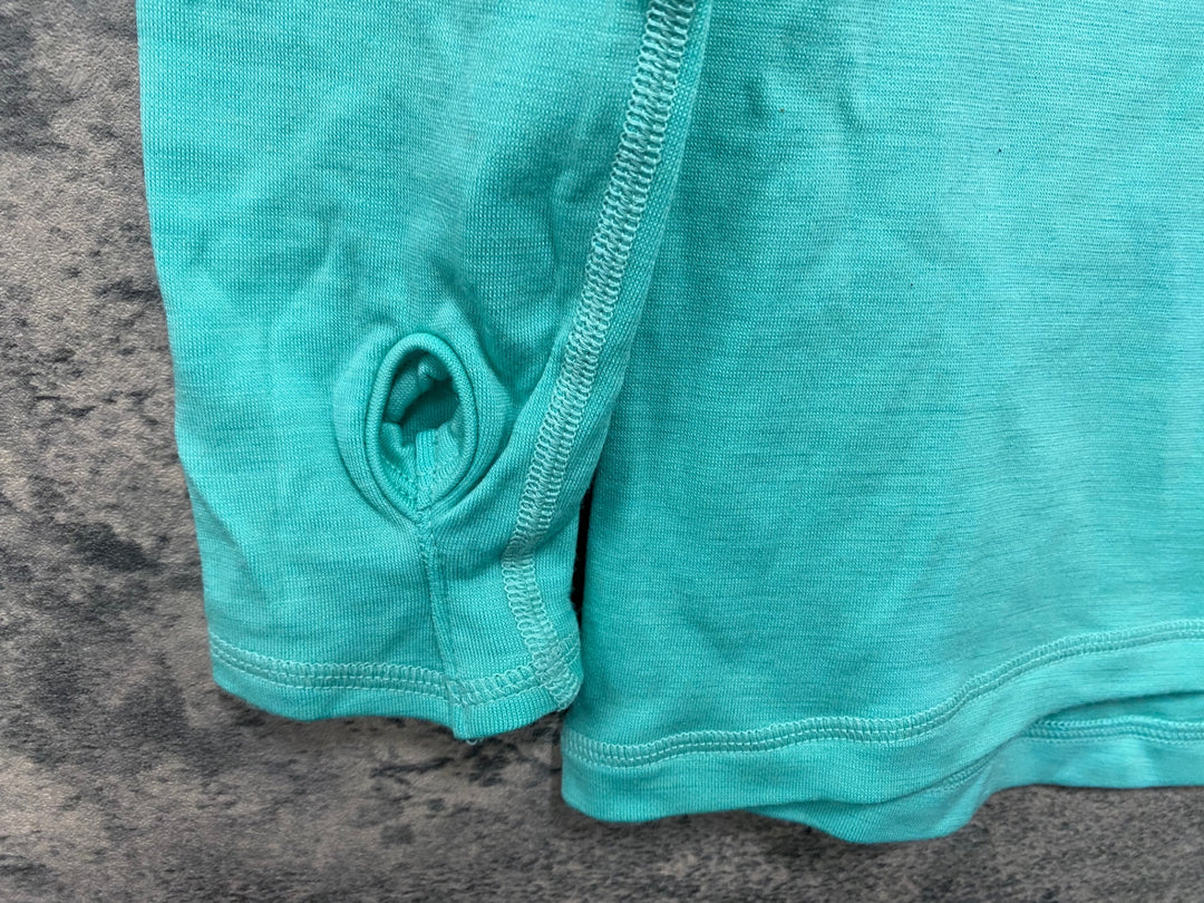 JV356 イザドア Isadore Merino long sleeve baselayer 長袖ベースレイヤー ターコイズ M レディース