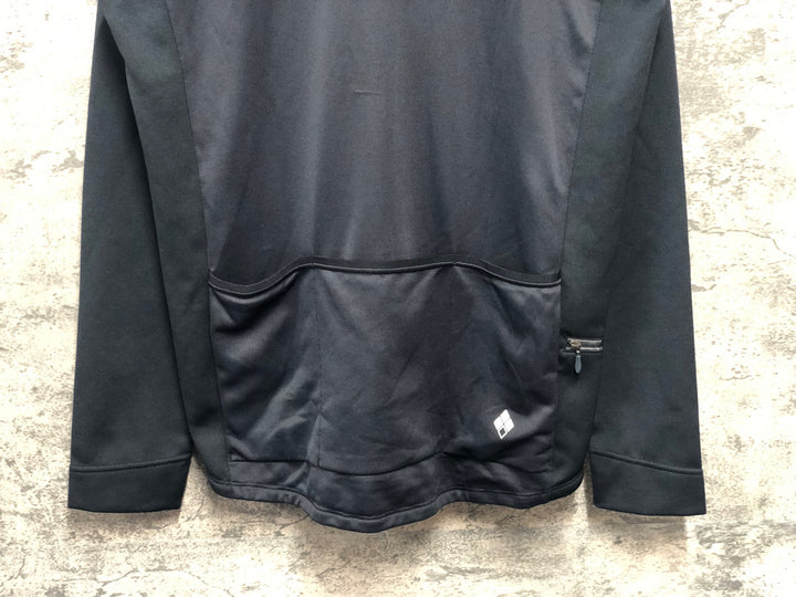 KK353 モンベル mont-bell 長袖 サイクルジャージ 黒 XL