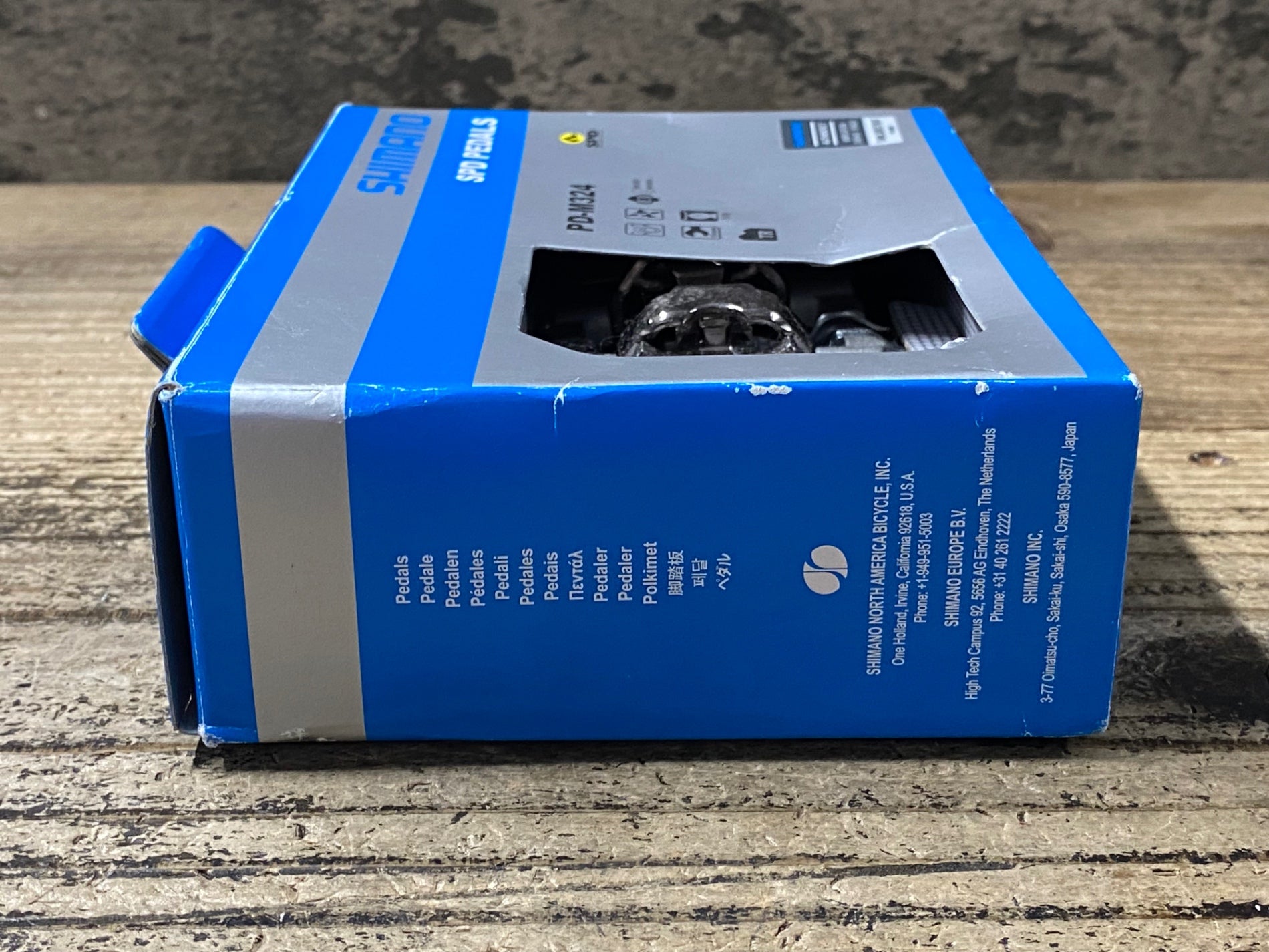KA486 シマノ SHIMANO SPD PD-M324 ビンディングペダル 片面フラット