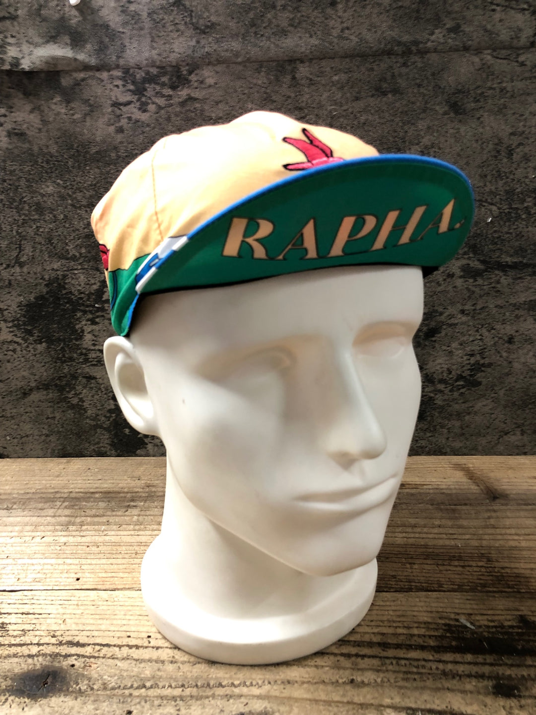 JZ486 ラファ RAPHA サイクルキャップ RCC ベージュ 水色