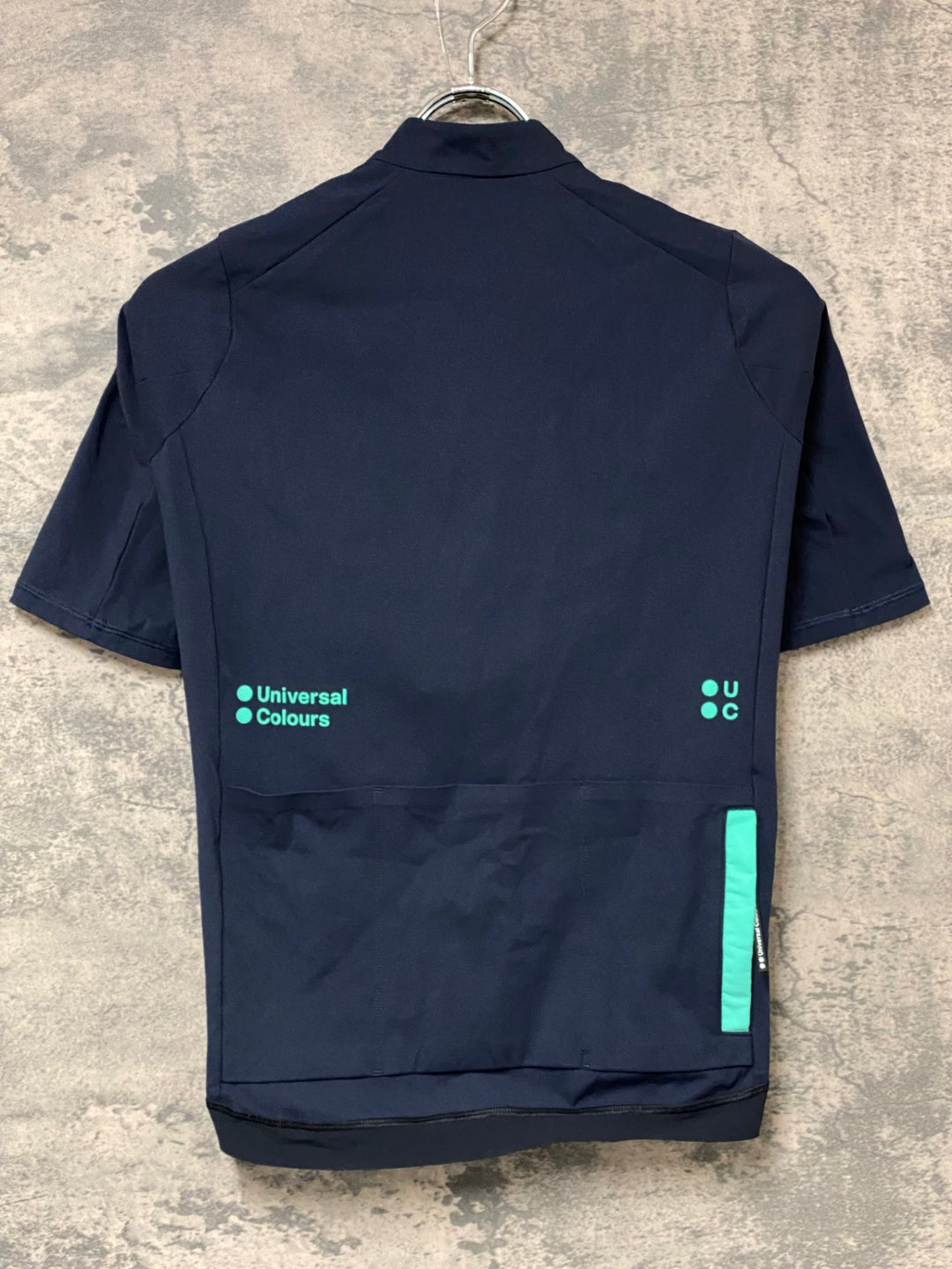 KN744 ユニバーサルカラーズ Universal Colours MONO SHORT SLEEVE JERSEY 半袖 サイクルジャージ 濃紺 XS