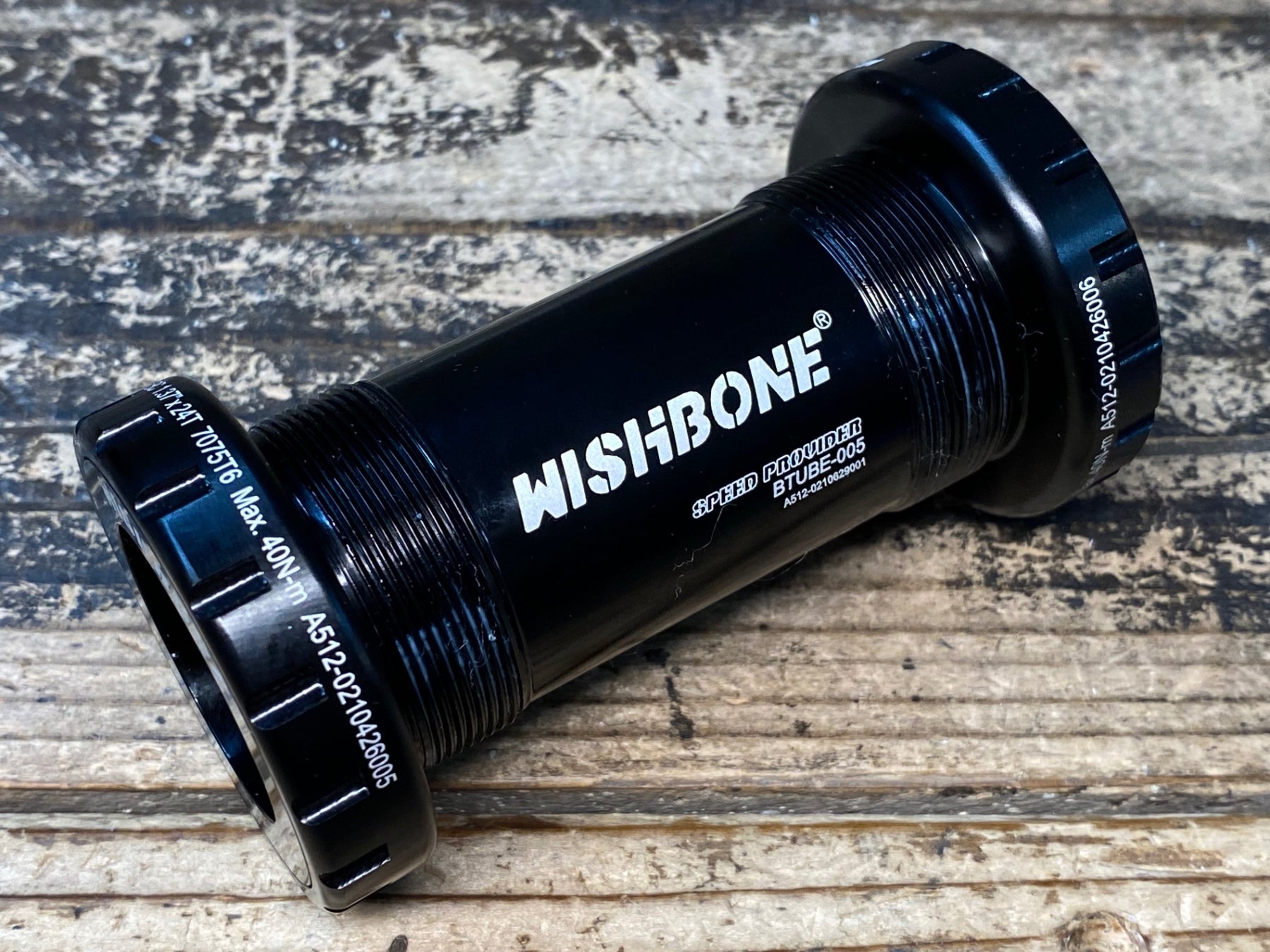 WISHBONE ボトムブラケット BTUBE-002 WISHBONE ( ウィッシュボーン ) BB（ボトムブラケット） T47855-DUB