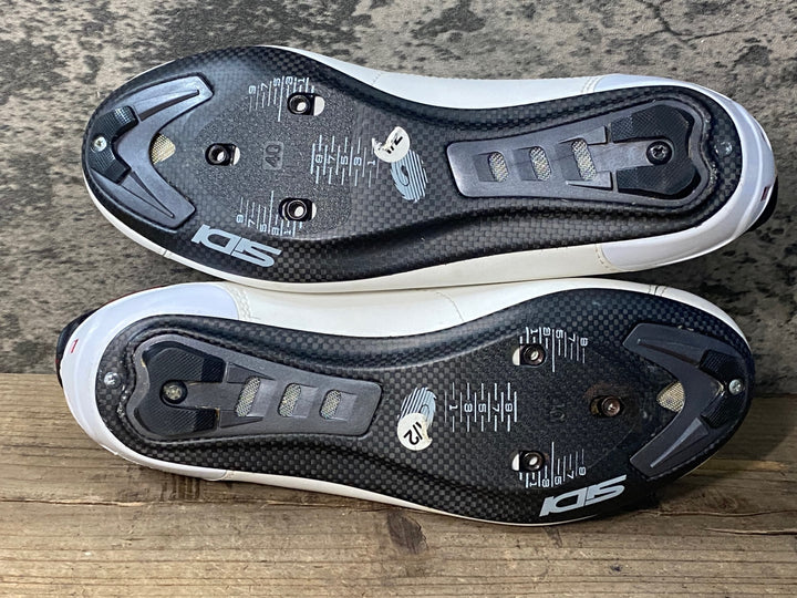 JO620 シディ SIDI SHOT2 ビンディングシューズ 3穴 ダイヤル 白 EU40 1/2