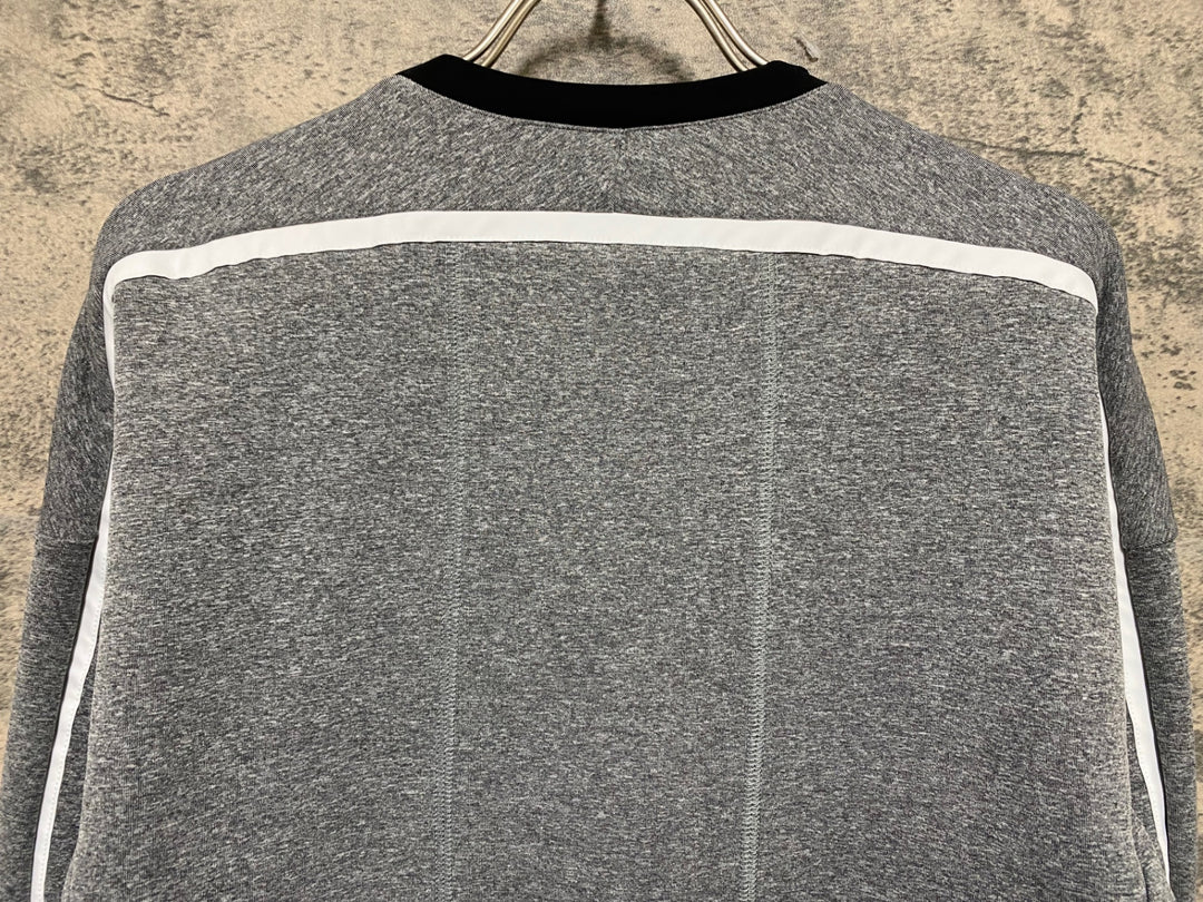 JV360 カフェドシクリステ Cafe du Cycliste SYLVIE WOMEN 長袖サイクルジャージ 黒グレー M