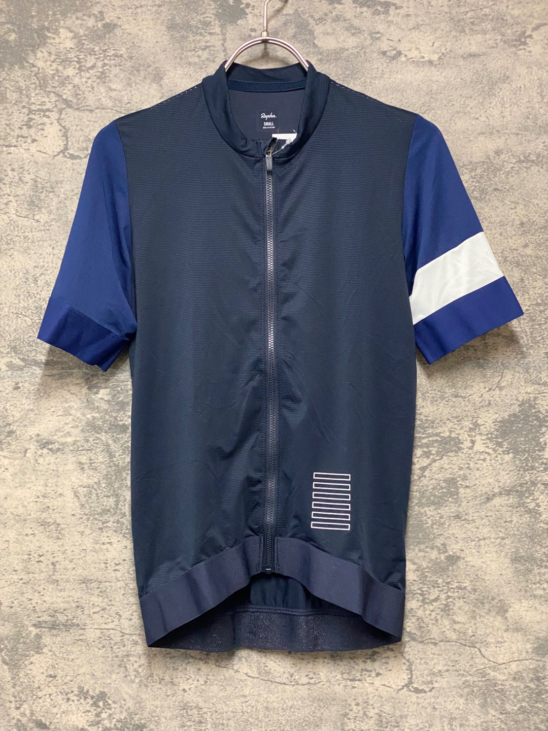 KH662 ラファ Rapha PRO TEAM TRAINING JERSEY 半袖 サイクルジャージ 紺 S
