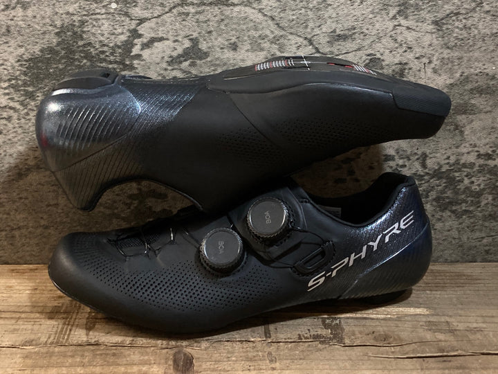KH149 シマノ SHIMANO S-PHYRE SH-RC903 ビンディングシューズ 3穴 黒 EU40