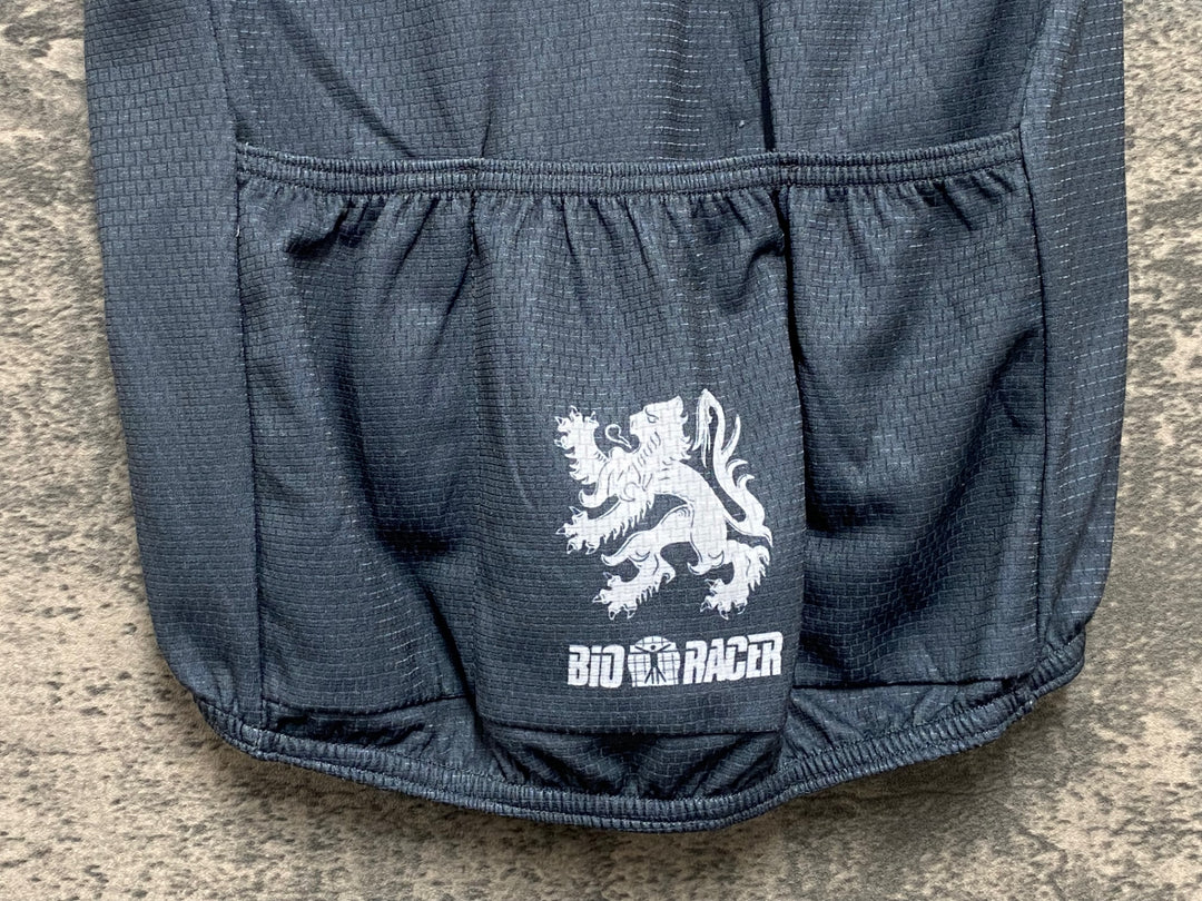 KG645 ビオレーサー BiORACER 半袖 サイクルジャージ グレー S