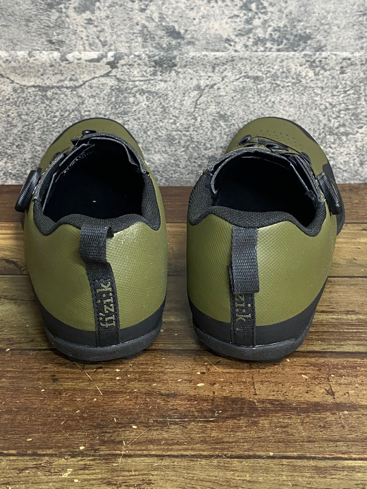 JK095 フィジーク fizik TERRA ATLAS ビンディングシューズ カーキ EU45 SPD