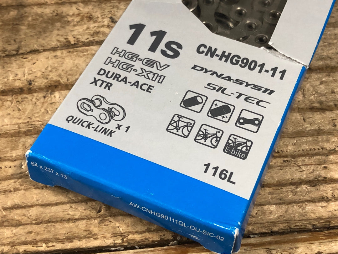 KM529 シマノ SHIMANO CN-HG901-11 チェーン 11S 116L QUICK-LINK