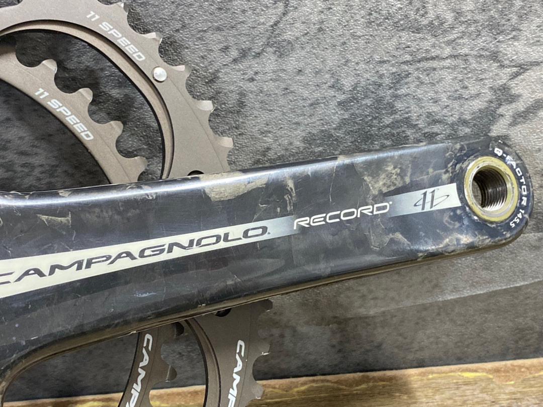 KJ904 カンパニョーロ CAMPAGNOLO RECORD FC9-RE292C クランクセット ウルトラトルク 52/39T 172.5mm 11s