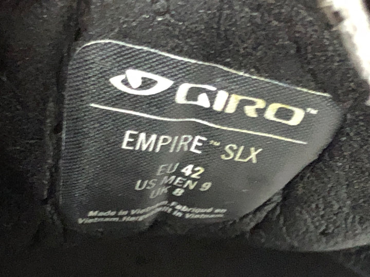 KJ262 ジロ GIRO EMPIRE SLX ビンディングシューズ 黒 EU42 一部接着はげ SPD-SL