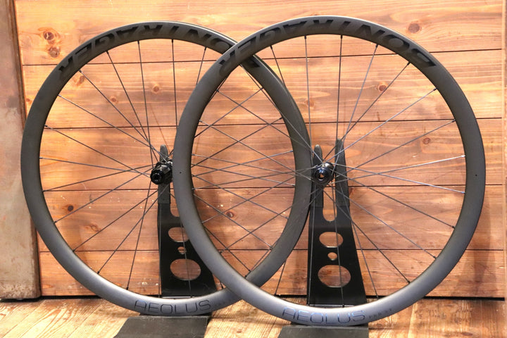 ボントレガー BONTRAGER アイオロス プロ AEOLUS PRO 37 DISC カーボン チューブレスレディ ホイールセット シマノ11S/12S 21C 【東京南麻布店】