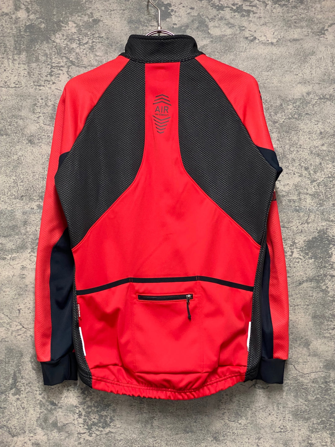 JU823 パールイズミ PEARL iZUMi サイクルジャケット 長袖 裏起毛 赤黒 M