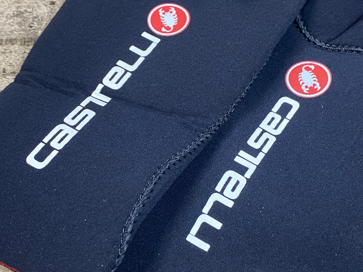 JQ564 カステリ CASTELLI 長指 ウィンターグローブ 黒 2XL