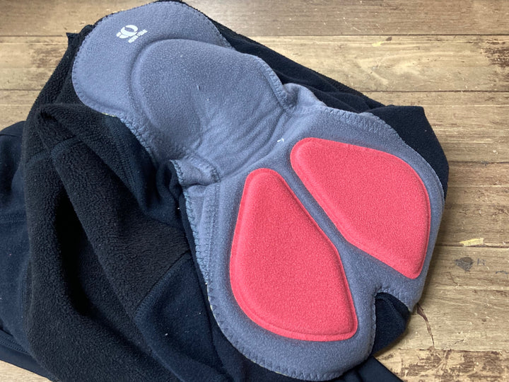JW069 パールイズミ PEARL iZUMi ビブタイツ 黒 L 裏起毛 3DNEO WINDBREAK
