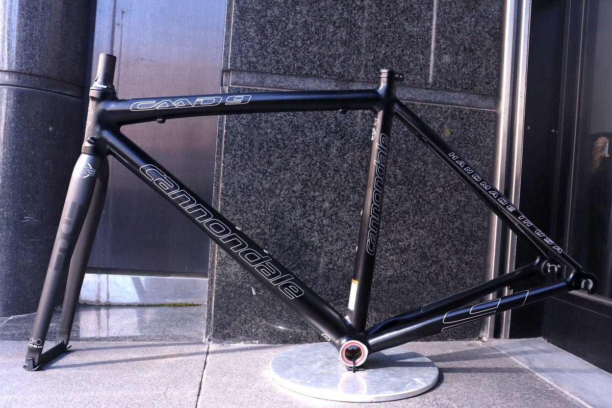 キャノンデール Cannondale CAAD9 2010モデル 48サイズ EDGEフォーク仕様 アルミ ロードバイク フレームセット  【東京南麻布店】