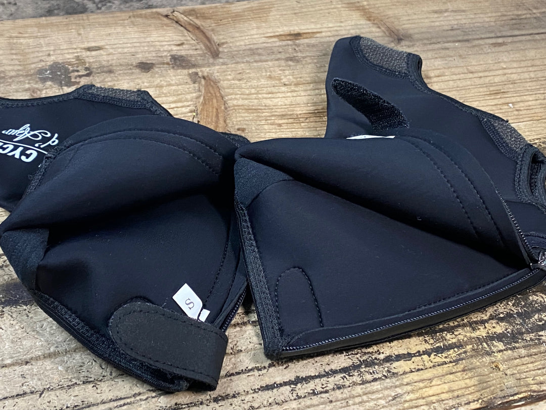 JY814 カフェドシクリステ Cafe du Cycliste シューズウォーマー 黒 S