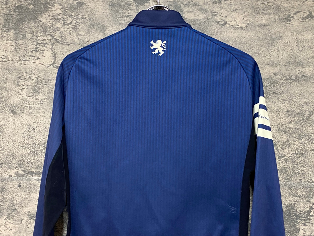 KN726 カペルミュール KAPELMUUR 長袖 サイクルジャケット 青 S レディース 裏起毛  ※擦れあり