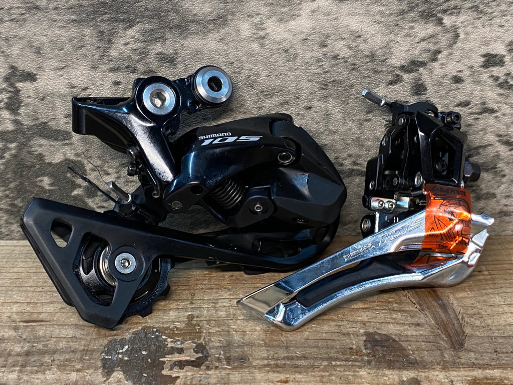 JH737 シマノ SHIMANO 105 FD-R7000 RD-R7000 SS 直付け 2S フロント