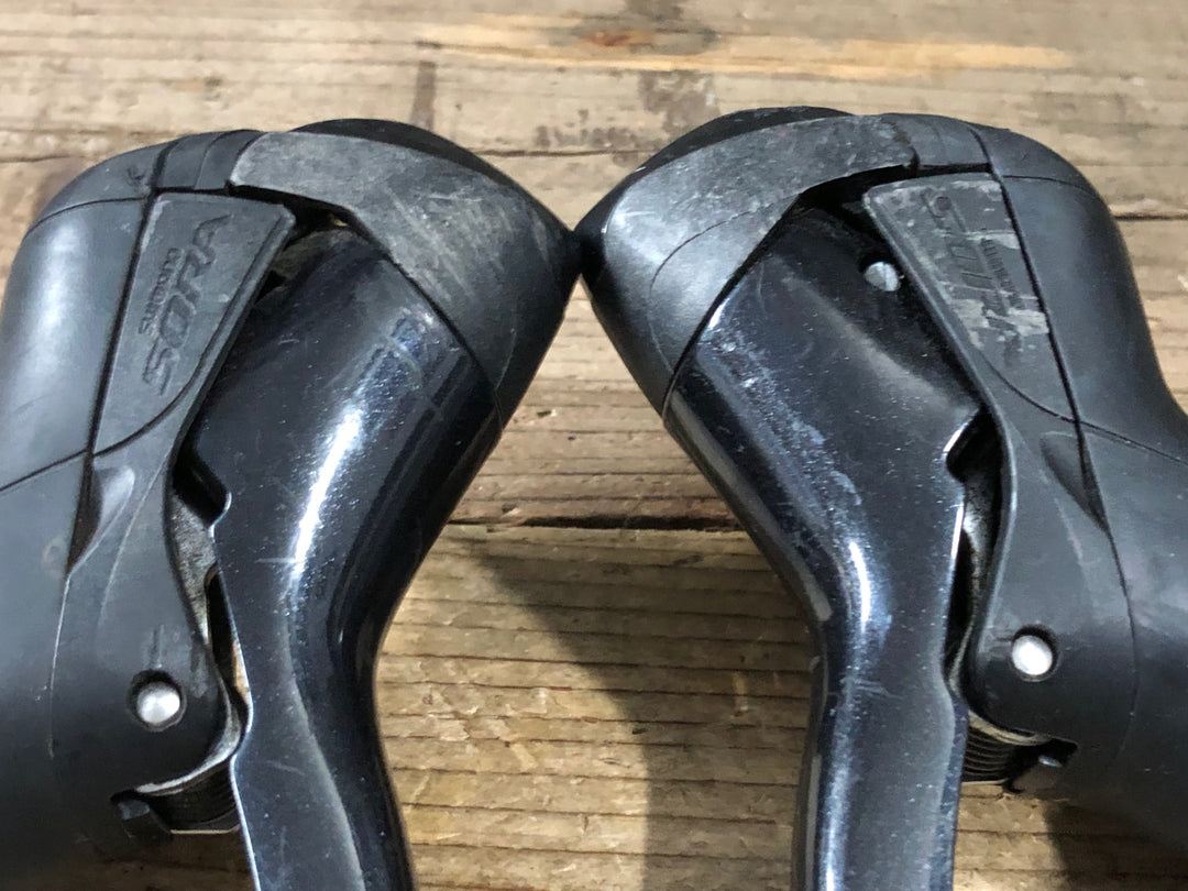 KI893 シマノ SHIMANO ソラ SORA ST-3500 STIレバー セット 2x9s