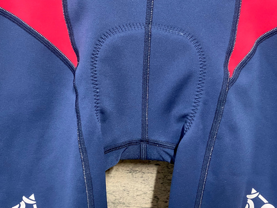 JT499 ルコックスポルティフ le coq sportif レーサータイツ 紺 M 裏起毛