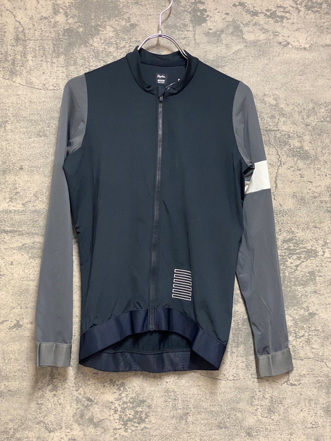 JQ081 ラファ Rapha PRO TEAM TRAINING JERSEY 長袖 サイクルジャージ 黒 M