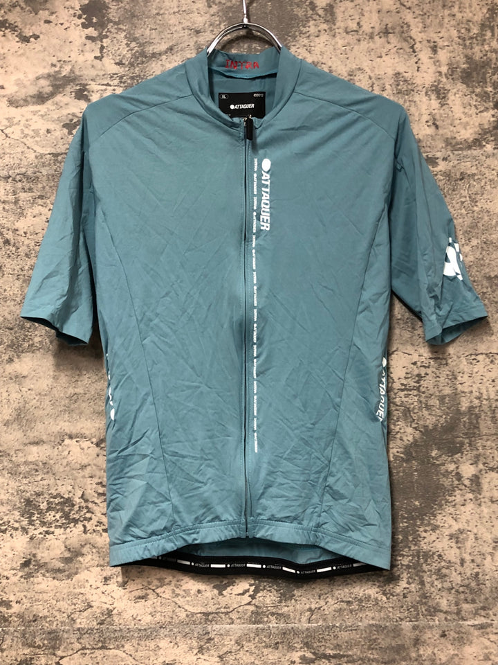 JV763 アタッカー ATTAQUER INTRA JERSEY 半袖 サイクルジャージ 水色 XL