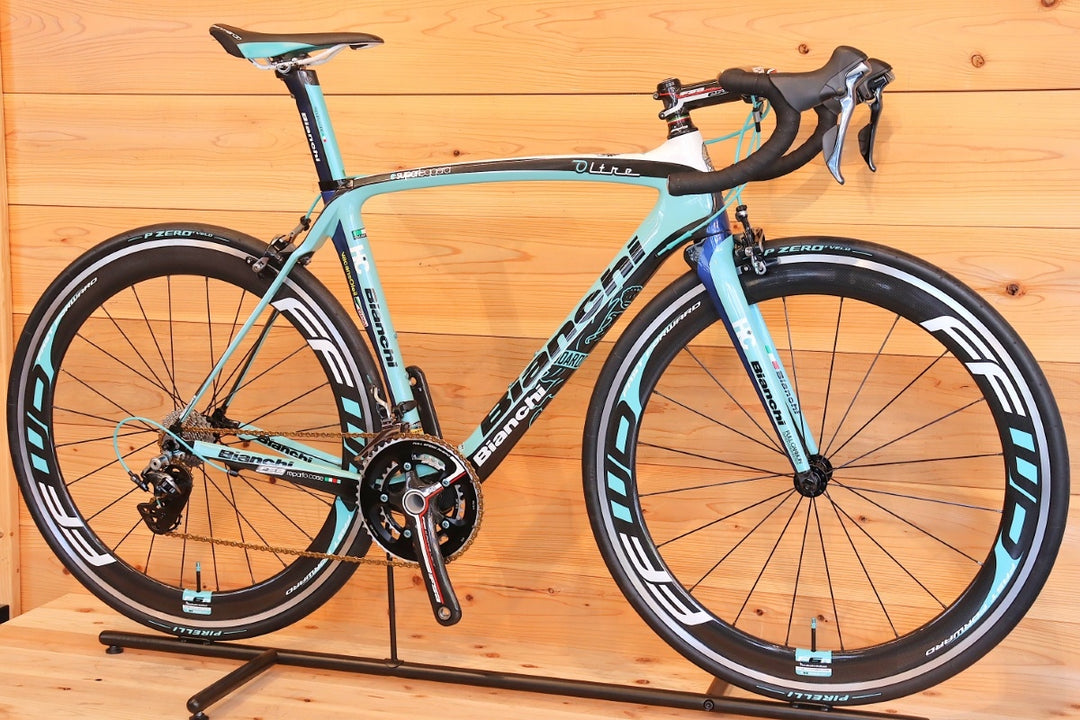 【限定チームレプリカ】ビアンキ BIANCHI オルトレ OLTRE ヴァカンソレイユ 2012モデル 55サイズ シマノ デュラエース 9000 MIX 11S カーボン ロードバイク 【千葉店】