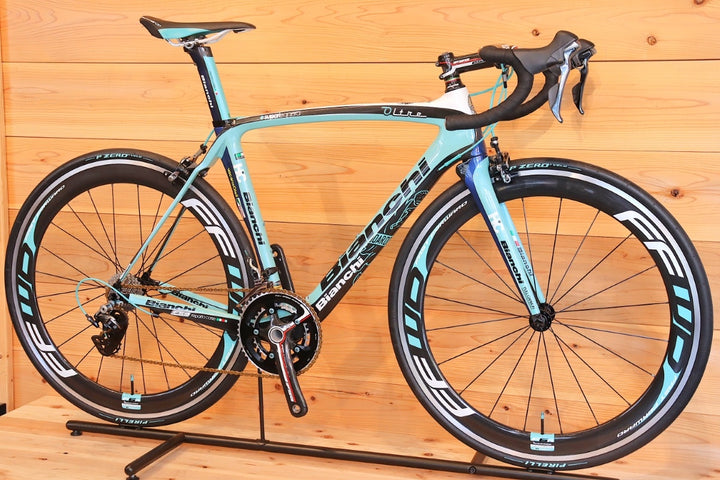 【限定チームレプリカ】ビアンキ BIANCHI オルトレ OLTRE ヴァカンソレイユ 2012モデル 55サイズ シマノ デュラエース 9000 MIX 11S カーボン ロードバイク 【千葉店】