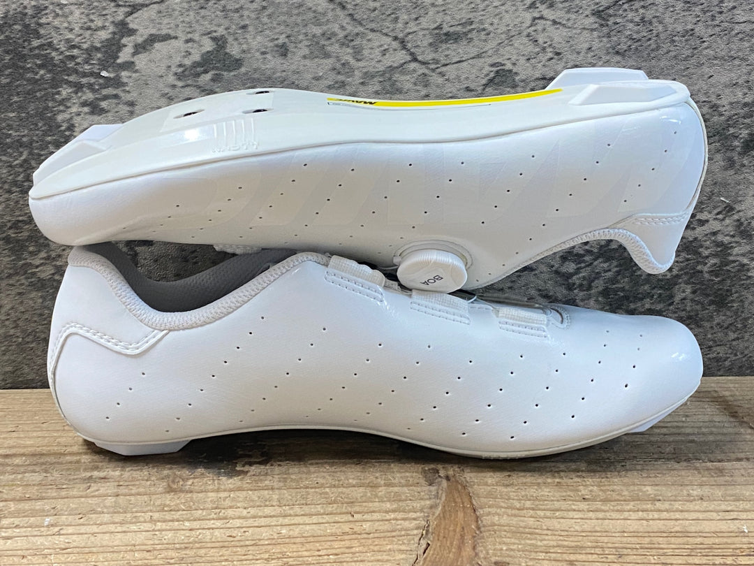 KF311 マヴィック MAVIC COSMIC BOA ビンディングシューズ 白 3穴 BOA EU42 2/3