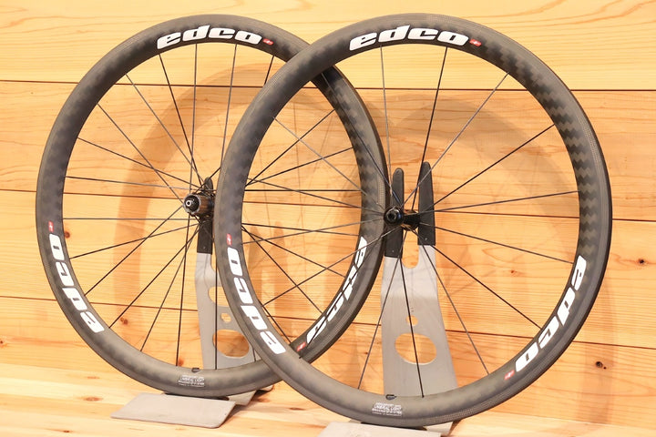新品未使用品 エドコ EDCO AEROSPORT UMBRIAL LIGHT 45T カーボン チューブラー ホイールセット シマノ12/11S カンパ12/11S 26.7mm 【千葉店】