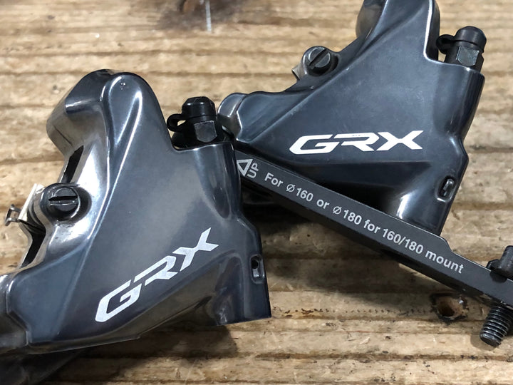 KP227 シマノ SHIMANO GRX ST-RX810 STIレバー / BR-RX810 ディスクキャリパー セット 2×11S 油圧