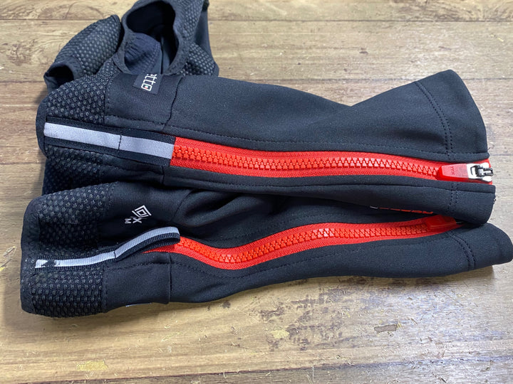 JZ272 カステリ CASTELLI ロッソコルサ ROSSO CORSA perfetto シューズウォーマー 黒 XL GORE-TEX