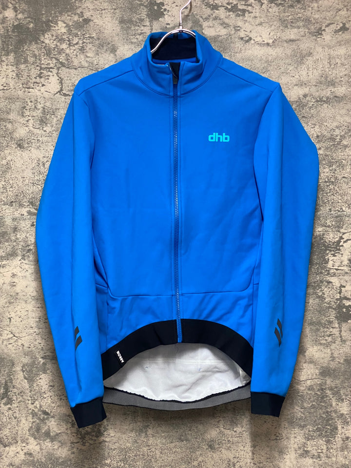 KA851 dhb AERON 長袖 サイクルジャケット 青 S 裏起毛