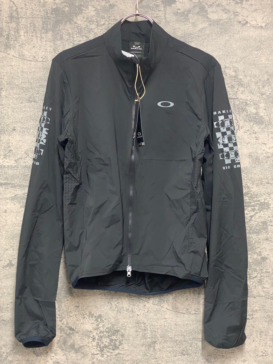 JY859 オークリー OAKLEY OFF GRID PKBLE JACKET 2.0 長袖 サイクルジャケット 黒 S