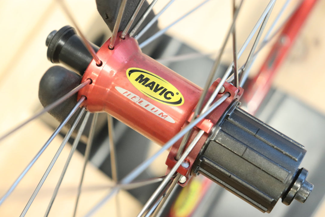 マヴィック MAVIC ヘリウム HELIUM アルミ クリンチャー ホイールセット シマノ10s 【さいたま浦和店】