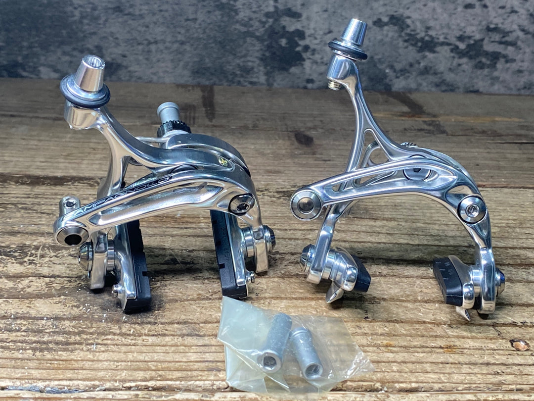 JR428 カンパニョーロ CAMPAGNOLO スケルトン キャリパーブレーキ シルバー 前後セット