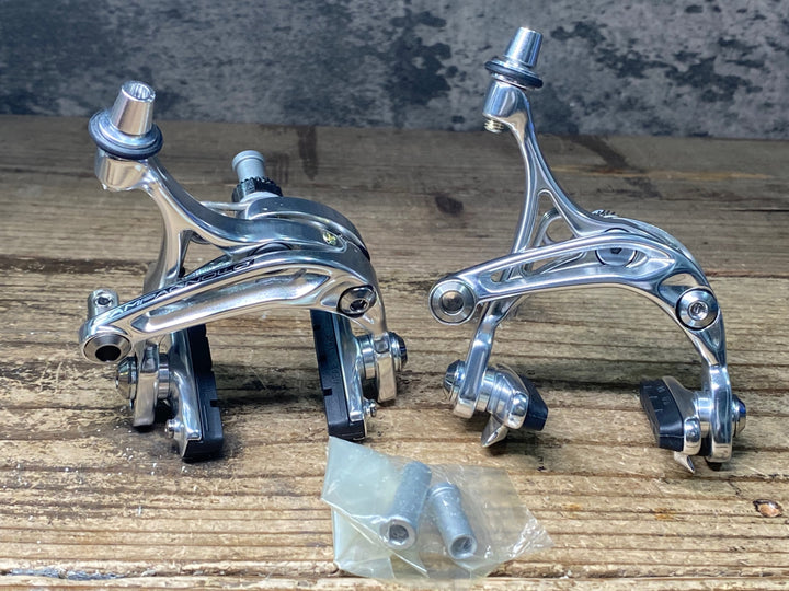 JR428 カンパニョーロ CAMPAGNOLO スケルトン キャリパーブレーキ シルバー 前後セット