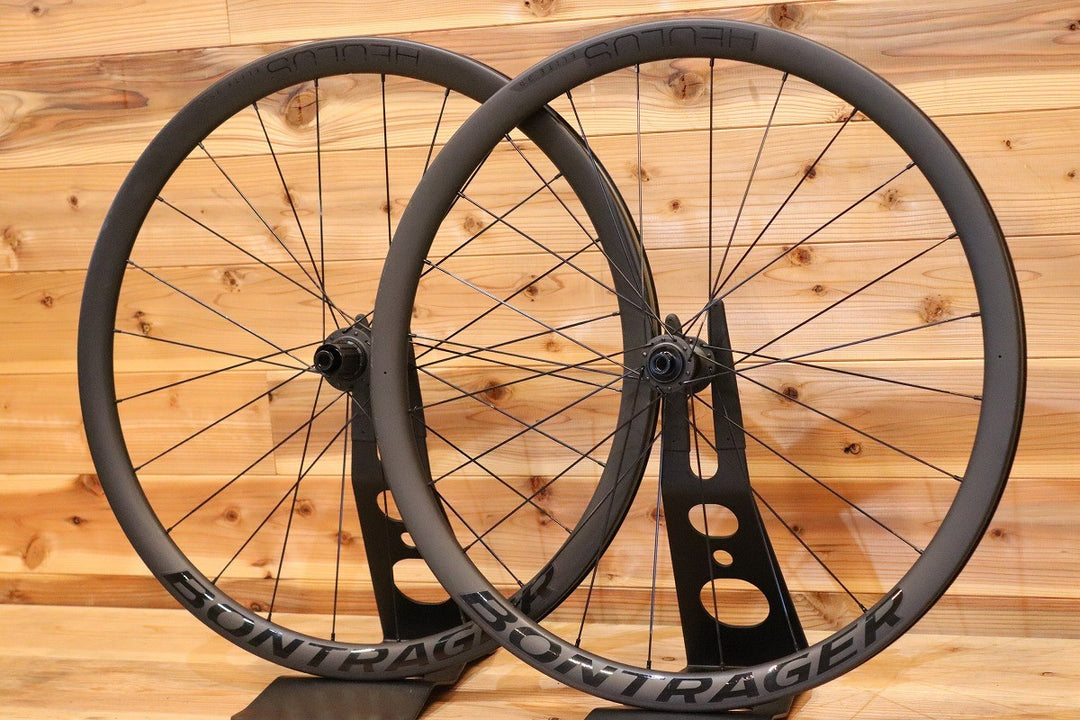 ボントレガー BONTRAGER アイオロス AEOLUS ELITE 35 TLR DISC シマノ 11/12S 21C カーボン チューブレスレディ ホイールセット 【広島店】