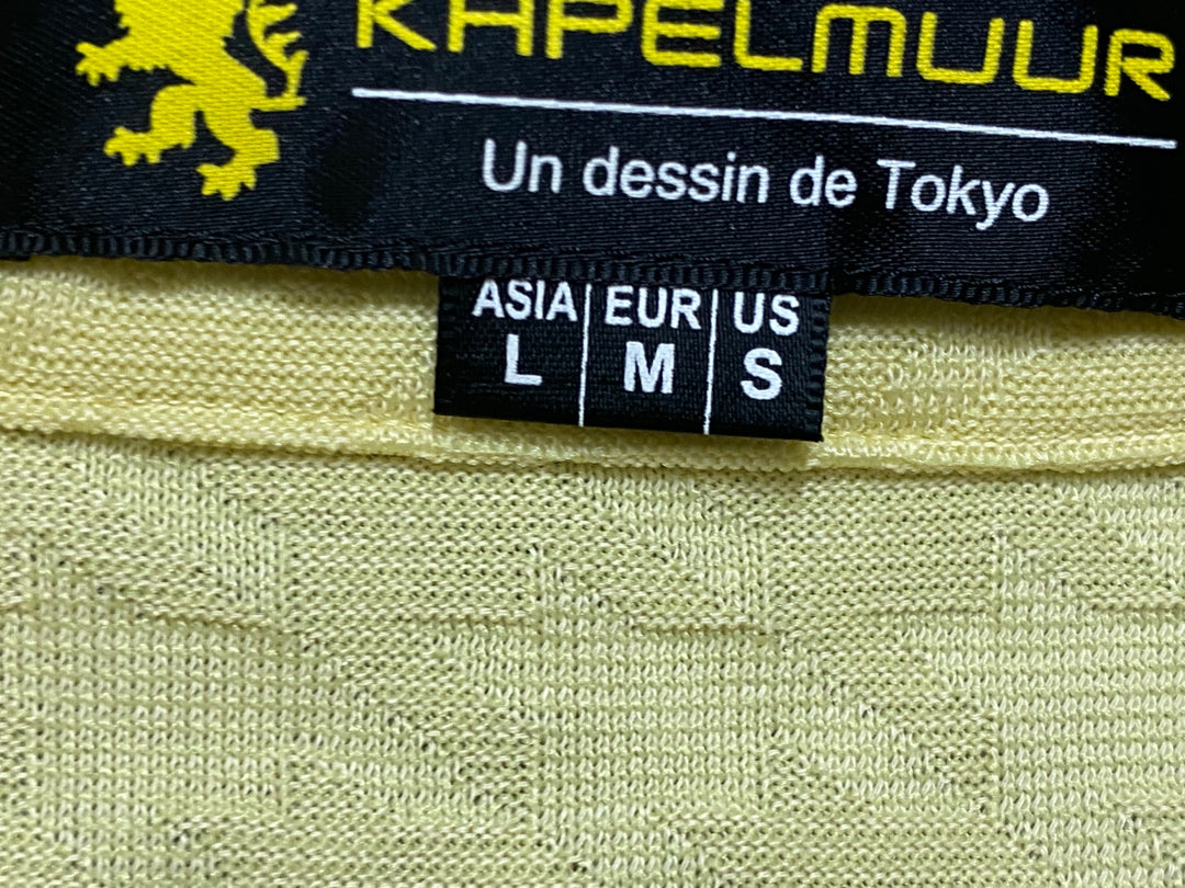 JI281 カペルミュール KAPELMUUR 半袖 サイクルジャージ 黄 L