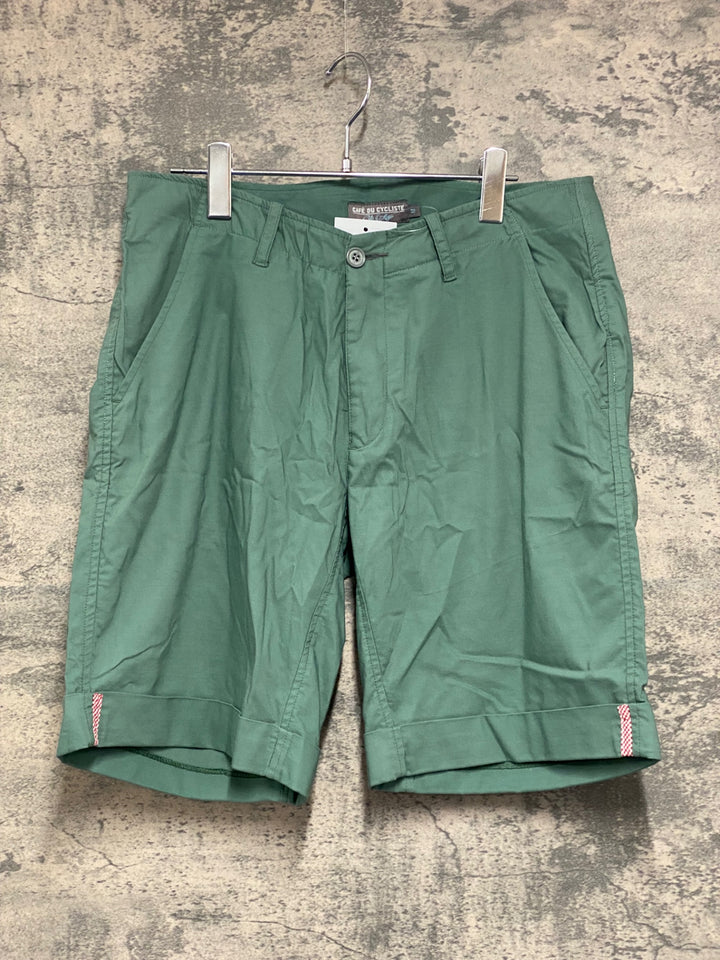 JV278 カフェドシクリステ Cafe du Cycliste Paulette man サイクルパンツ 緑 M