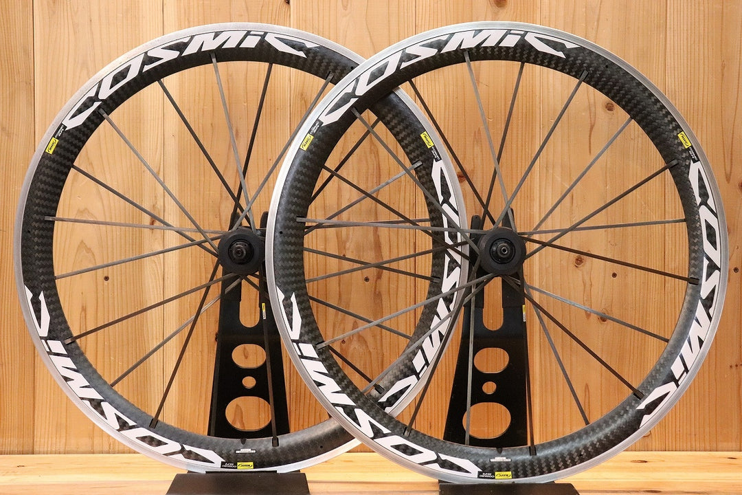 マヴィック MAVIC コスミック COSMIC SR アルミ/カーボン クリンチャー ホイールセット シマノ 11S/12S ナローリム 【芦屋店】