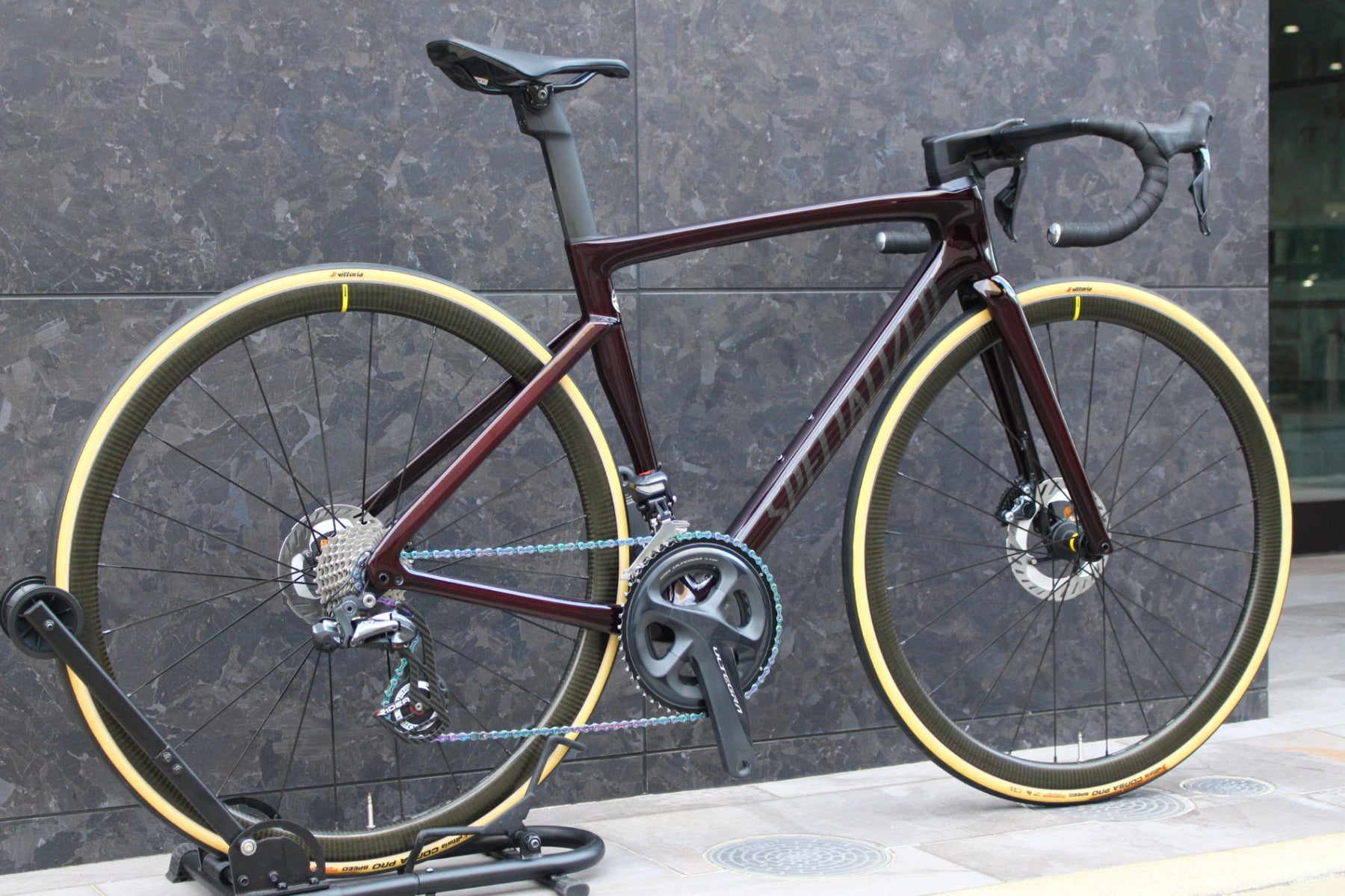105 SHIMANO - SPORT SL7 TARMAC スペシャライズターマックSL7アルテグラdi2サイズ56 CARB/METDKNVY グロスカーボン 52(52 自転車本体