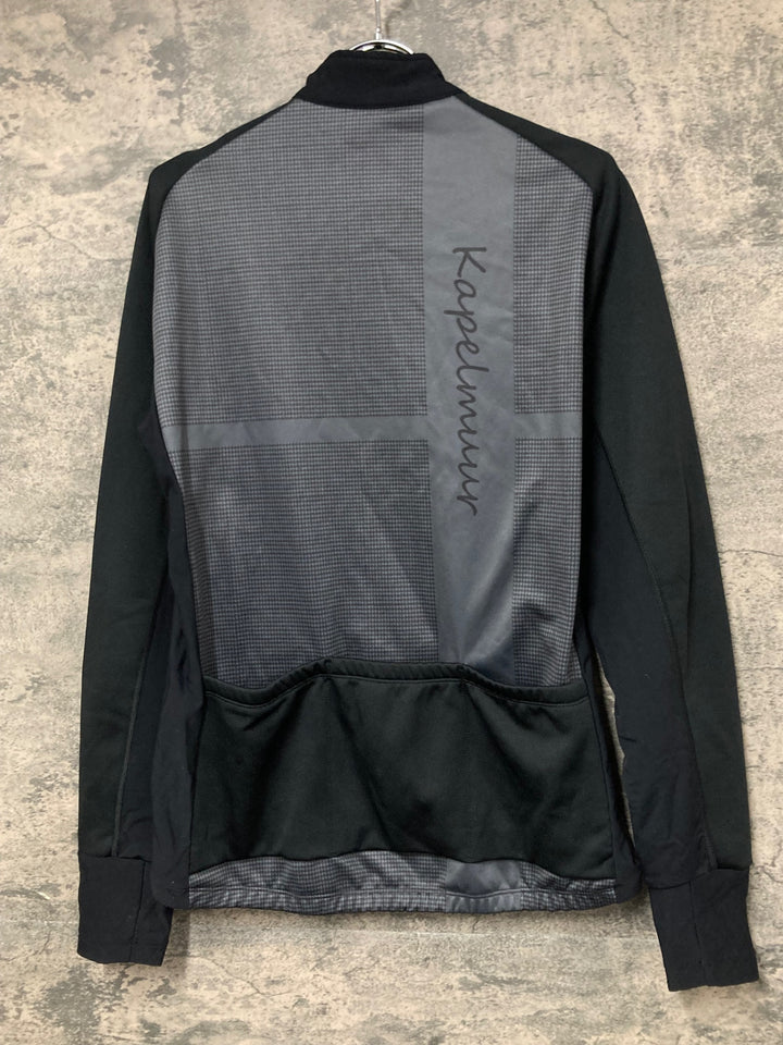 KG502 カペルミュール KAPELMUUR 長袖 サイクルジャージ 黒 グレー L