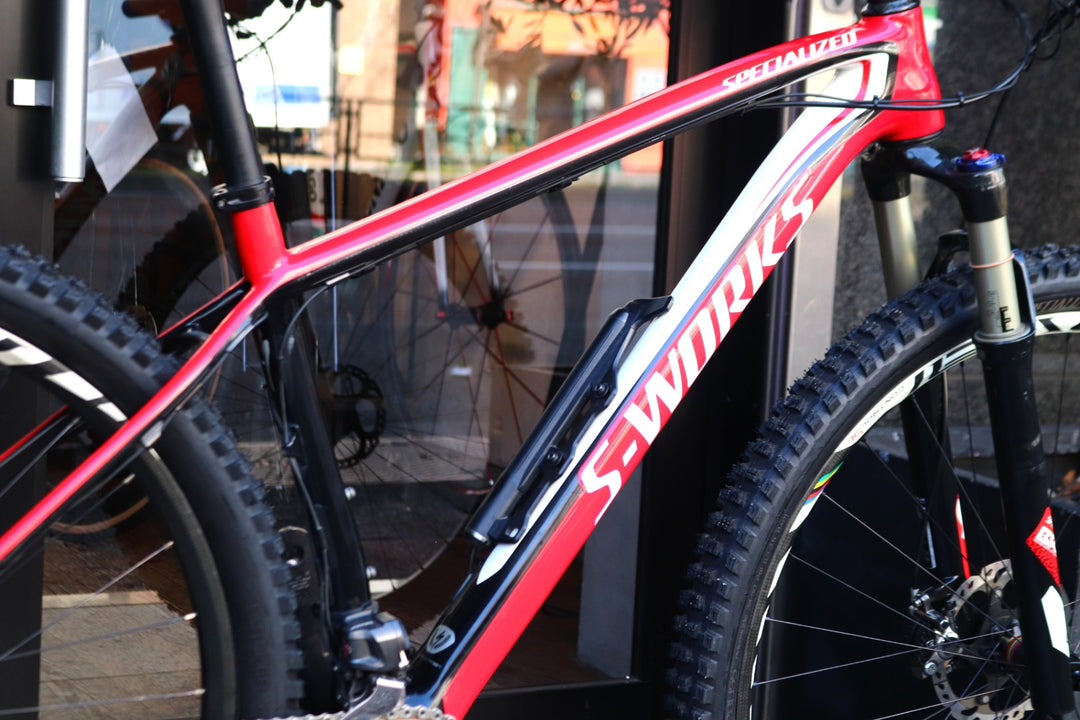 スペシャライズド SPECIALIZED S-WORKS STUMPJUMPER 2012モデル 17.5 シマノ XTR M9070 Di2 11S カーボン マウンテンバイク 【東京南麻布店】